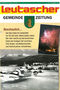 Cover Gemeindezeitung 2010