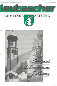 Gemeindezeitung Dezember 1992